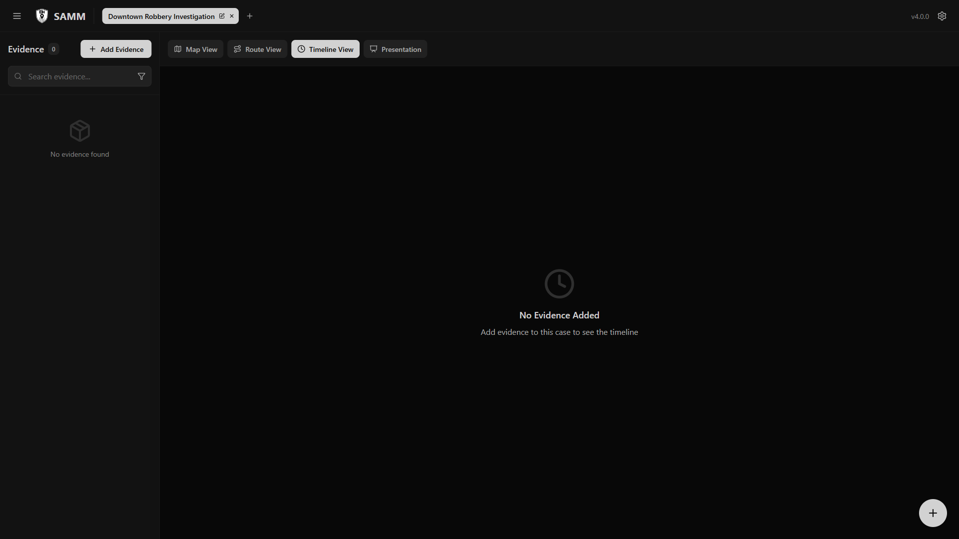 Timeline Analysis View